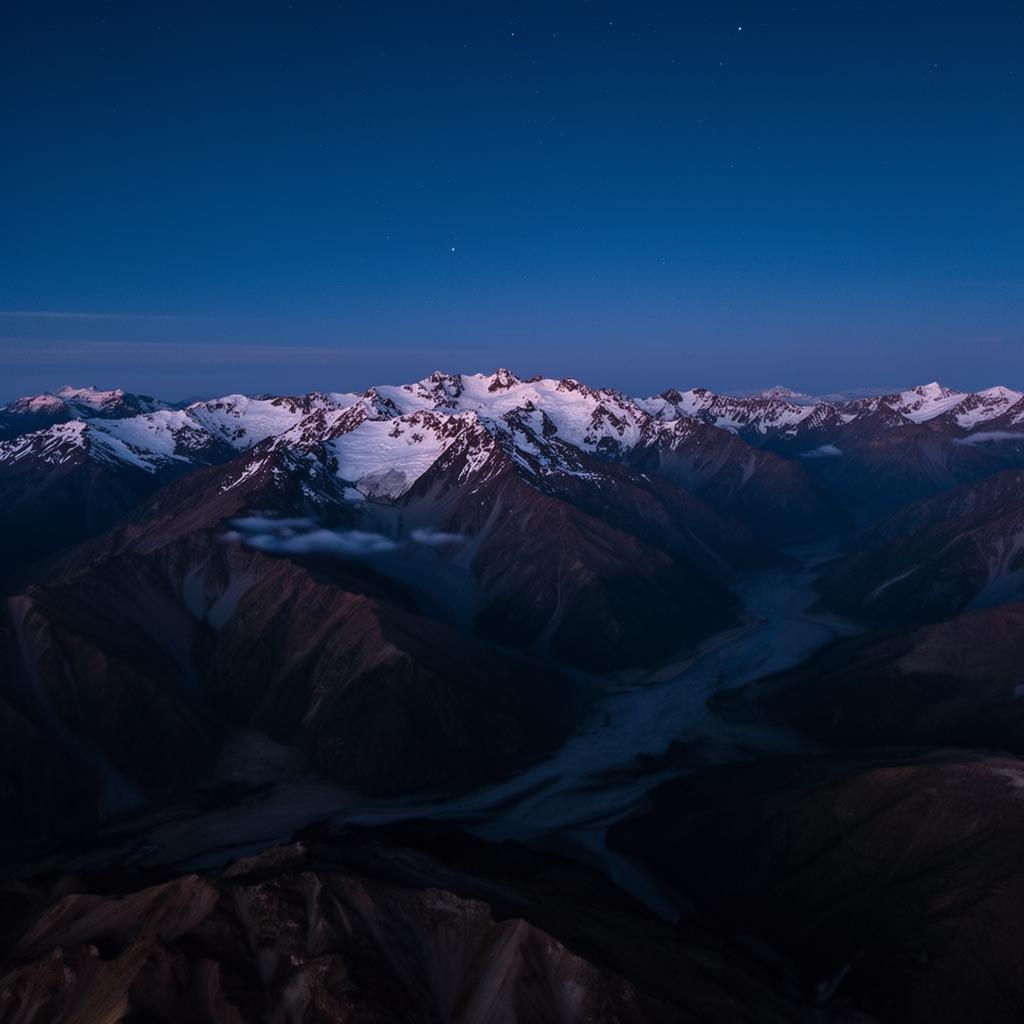 New Zealand Southern Alps at twilight, the landscape that inspires Nyx Therapeutics